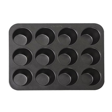 CHEFMADE 學廚 烘焙廚房系列 12連杯不粘瑪芬蛋糕模  32.6 x 25.8 x 3.2cm  1個