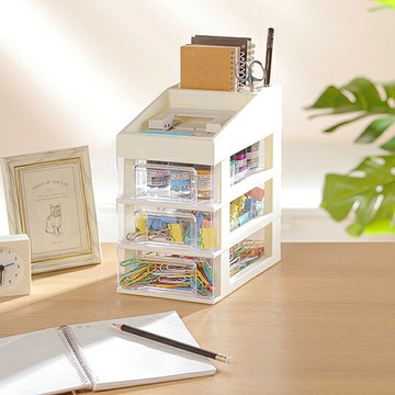 [Keyway聯府] 好學桌上153收納盒 文具盒 小物整理盒 抽屜盒 化妝品收納 筆筒 OA153【139百貨】