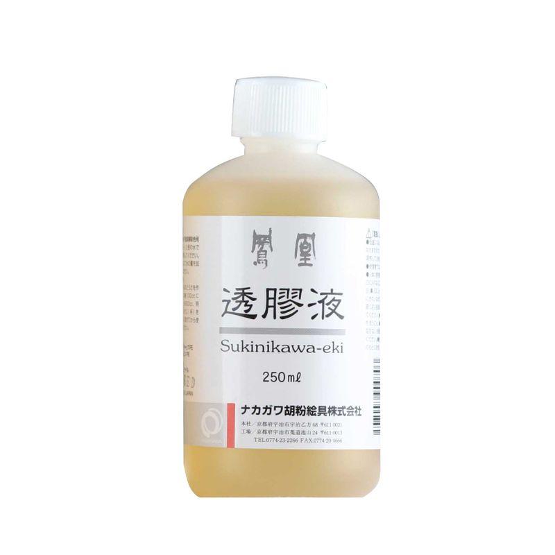 ナカガワ胡粉 日本画用絵具 鳳凰 透膠液 250ml