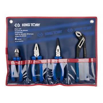 KING TONY 專業級工具 4件式 歐式鉗組 KT42104GP01