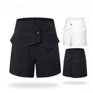 2020新款高爾夫褲子夏季高腰短褲顯瘦韓版熱褲闊腿薄款休閑運動褲