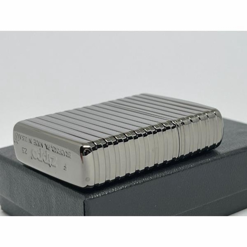 ZIPPO[ジッポー]4面連続加工 Horizontal Stripe ZP アーマー