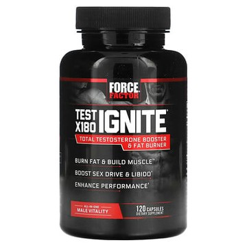 Force Factor, Test X180 Ignite®，120 粒膠囊