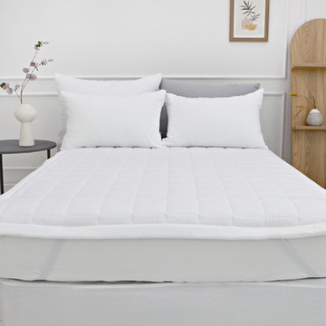 Beau Monde 柔軟洗滌法蘭絨床墊  Q(150 x 200cm)  白色  1個