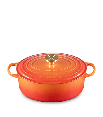 Le Creuset Cast Iron Flamme Dorée Oval Casserole Dish
