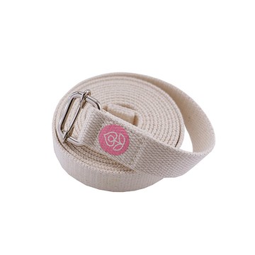 【Mukasa】細版瑜珈伸展帶 - 燕麥色 - 300cm - MUK-21566