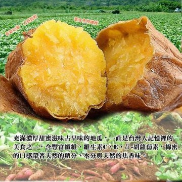 【綠之醇】量販包金鑽冰烤地瓜2包組(3000g/包)