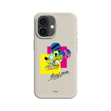 iPhone 16 SolidX 貝殼灰 - 迪士尼-米奇 Mickey - 亮麗設計-米奇