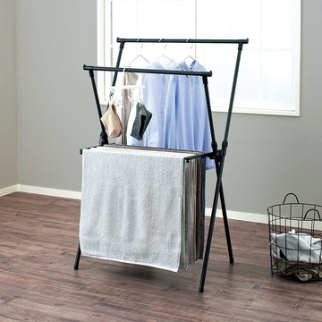 PORISH 室內用摺疊雙桿晾曬架(高度伸縮款)-DIY 單一規格