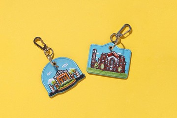 臺灣大學 臺大校景刺繡鑰匙圈 – 校門