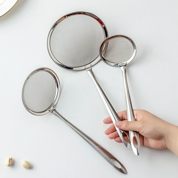 不銹鋼漏勺過濾網超細網篩去油隔油勺子豆漿過濾勺廚房家用笊籬