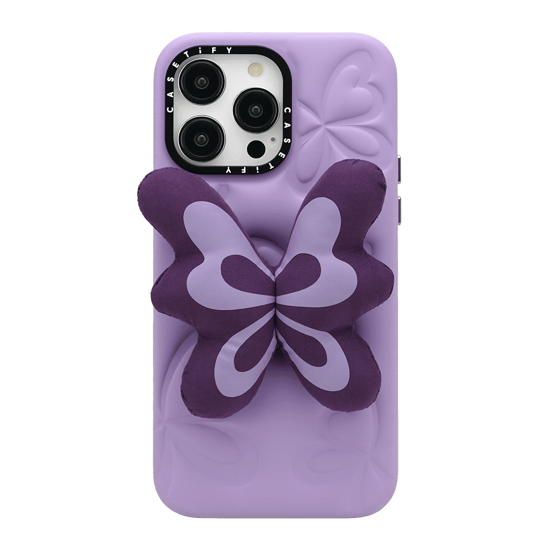 CASETiFY iPhone 14 Pro Max CASE Purple The Grippy Case iPhone 14 Pro Max The Grippy Case - Violet Butterfly casetify