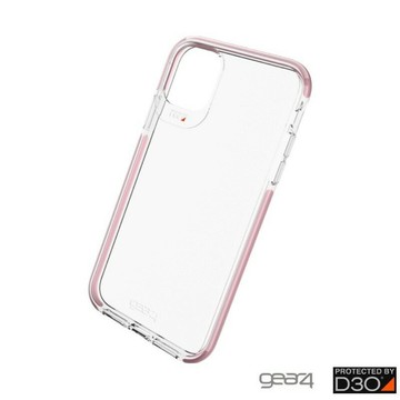 強強滾p-Gear4  iPhone 11 (6.1吋) Piccadilly 透明 防摔 保護殼 粉色框