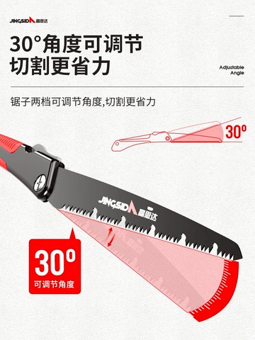 折疊手鋸 鋸樹鋸子家用小型手持木工據木頭快速手工折疊鋸刀鋸伐木神器手鋸【MJ13077】