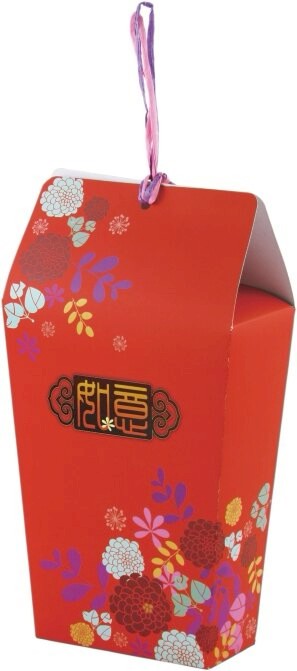 【零售量】手提Ｔ型盒(大)如意  / 50個