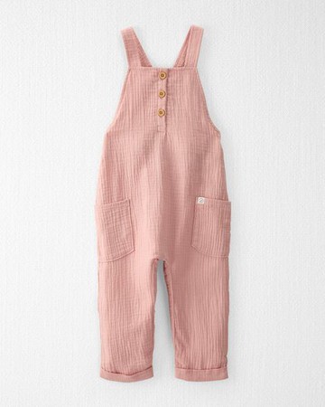 Toddler Organic Cotton Gauze Overalls