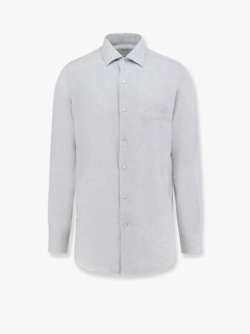 André aloe linen shirt - LORO PIANA - gender_Man
