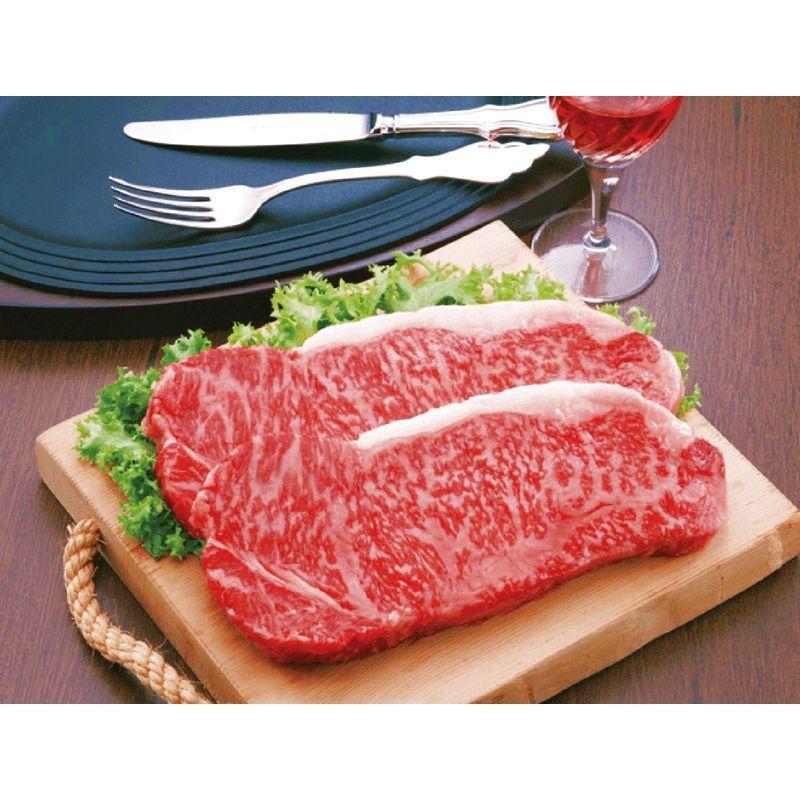 送料無料 直送品 松阪牛 ロースステーキ2枚 約400g