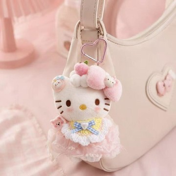 ✨臺灣出貨✨小蛋糕HelloKitty包掛件毛絨公仔玩偶禮物女閨蜜可愛卡通