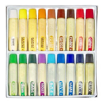 SKB 文明 環保不透明水彩 18色 特大號  8ml