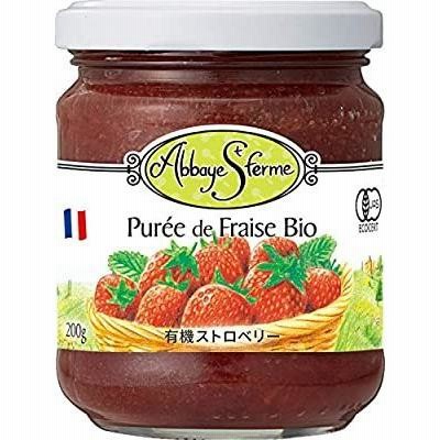 アビィ・サンフェルム 有機ストロベリージャム 【砂糖不使用】 200g×6本