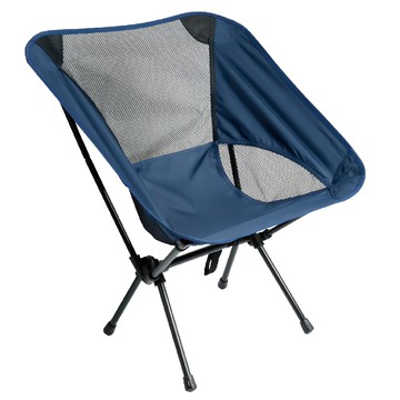 FOSO 戶外輕便折疊月亮椅 藏青色 輕量化設計方便攜帶 堅固耐用  1個