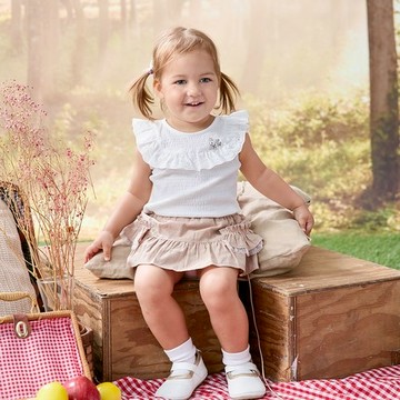 生日快樂花朵領背心