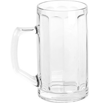 《EXCELSA》經典直紋啤酒杯-500ml-- 調酒杯 雞尾酒杯