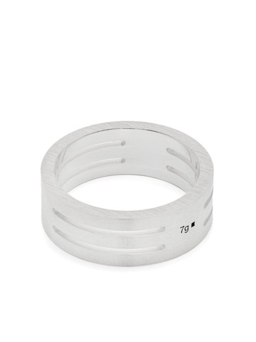 Le Gramme - La 7g perforated ring - unisex - Sterling Silver - 61