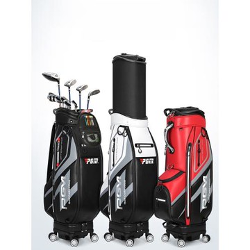 PGM高爾夫球包男士硬殼航空托運球包便攜式伸縮包防水旅行球桿包