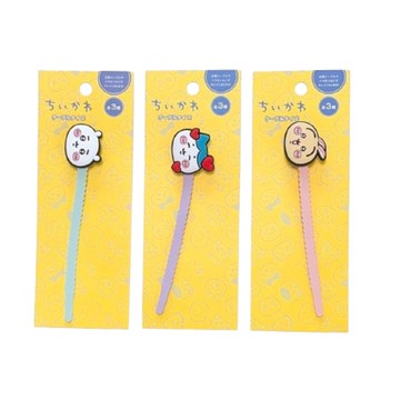 日本 Chikawa 吉伊卡娃 造型集線器 束帶 綁帶 收線器 文具 小可愛 小八貓 兔子【南風百貨】