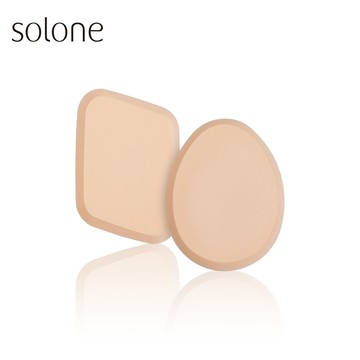 Solone 絲絨雪紡立體上妝粉撲／菱形