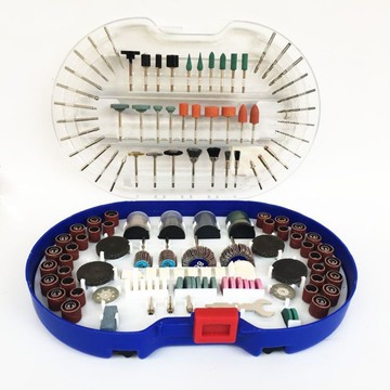 【七彩翡翠】電磨機配件 吊磨機配件 夾頭 鑽頭 磨頭 鋼刷 砂紙圈 研磨膏 切割片 375件套組