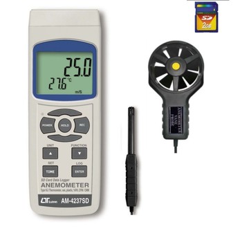 TECPEL 泰菱 》Lutron LUTRON AM-4237SD 風速計 SD卡即時資料記錄器