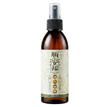 BEIWED 貝薇美學 瓶安福 淨化御露  檀香 + 岩蘭草  200ml  1瓶