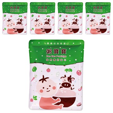 粥寶寶 茄汁紅蘿蔔牛寶粥 7個月以上  150g  5包