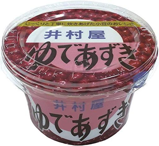 井村屋 カップゆであずき 300G 4個