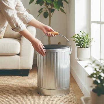 日本 OBAKETSU 手工製凳子儲物桶 M 餐廳椅 收納