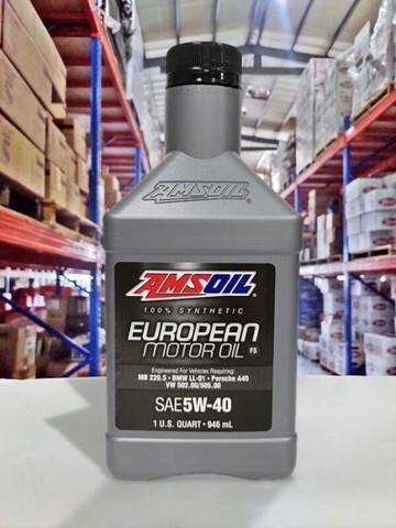 【4%點數】『油工廠』AMSOIL 5W40 5W-40 EUROPEAN 全合成機油 歐規 汽油版 229.5 LL01【樂天APP下單限定】