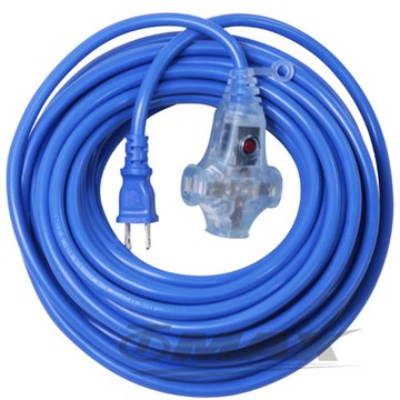 omax 2P過載3插口過載保護附燈動力軟線15A 15公尺