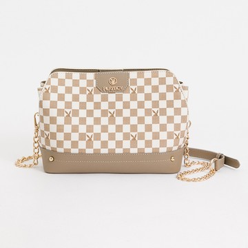 PLAYBOY - 斜背包 Bubble Bunny系列 - 卡其色