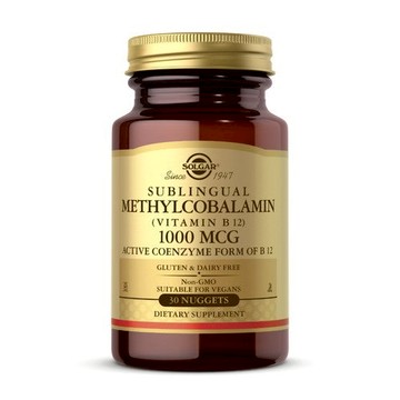 Methylcobalamin (Vitamin B12) 30 Nuggets by Solgar