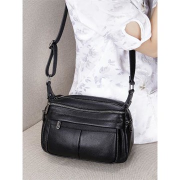 軟皮包包女夏中老年人女包2025新款斜挎包送媽媽包母親節禮物實用