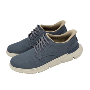 [ACS] Skechers 休閒鞋 Garza Slip-Ins 男鞋 藍米 帆布 彈性鞋帶 健走鞋 205352BLU