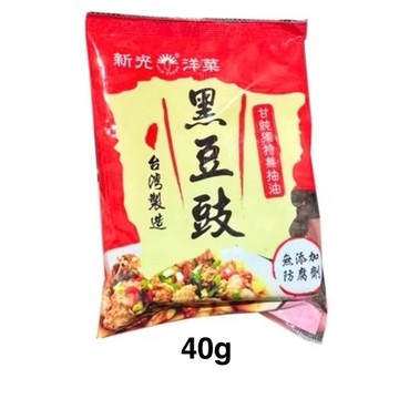 （低消$150出貨）新光 黑豆鼓 40g