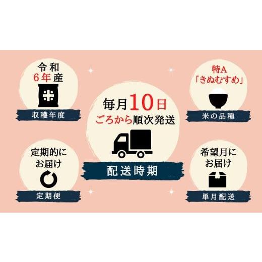 ふるさと納税 岡山県 総社市 特Aきぬむすめ30kg 定期便（15kg×2回）岡山県総社市産〔令和7年1月・3月配送〕24-030-014