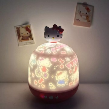 热销免運🛒Hello Kitty 可愛造型藍💥牙喇叭｜炫彩氣氛燈 桌面家用音💥響｜送女友/閨蜜生日禮物推薦