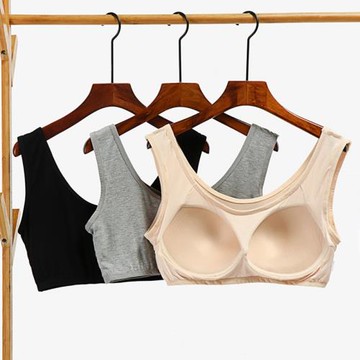 200斤大碼內衣固定罩杯不跑杯舒適睡眠文胸媽媽少女吊帶胖mm抹胸