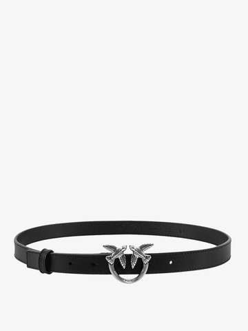 Love berry leather belt with love birds buckle - PINKO - gender_Woman