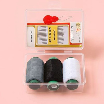 便攜迷你針線盒家用高質量宿舍針線包實用套裝縫衣線縫補彩色工具